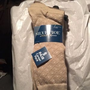 5 pairs of dress socks.